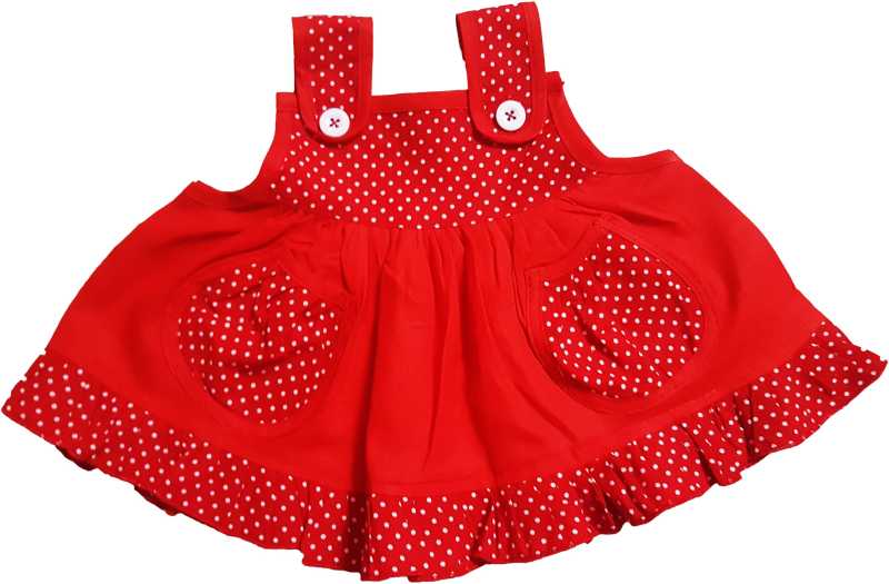 Baby Girls Casual Dress Pant  (Red)