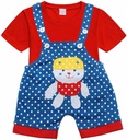 Dungaree For Boys &amp; Girls Casual Applique Pure Cotton